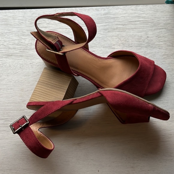 Universal threads rust chunky heels New 9.5! Suede like - Picture 8 of 12